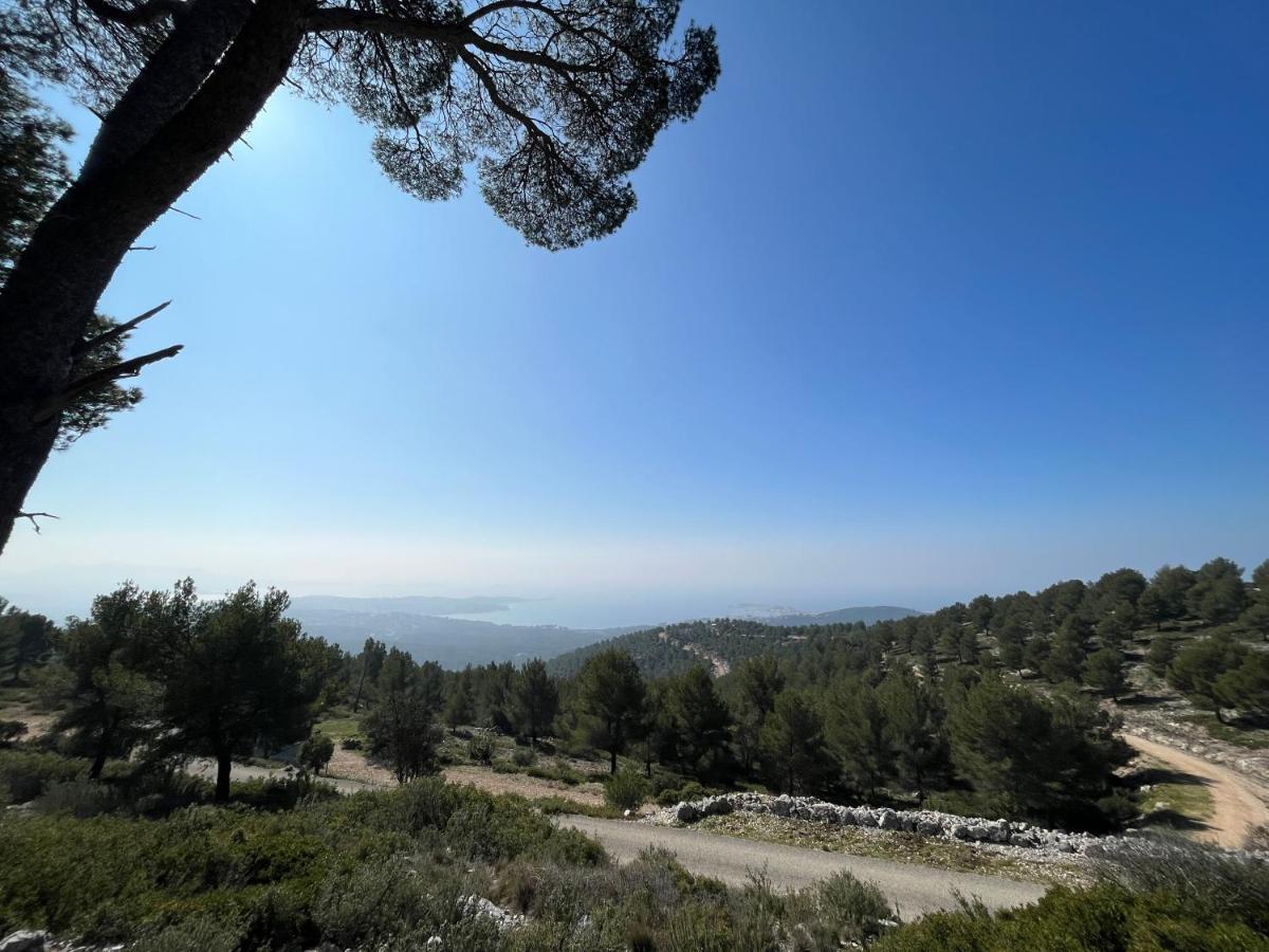 Petit Paradis A Sanary Avec Vue Mer Wifi Et Clim Exterior foto